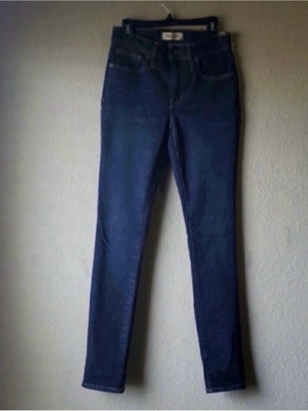 New Madewell Jeans Women’s 9” Mid Rise Casual Denim Blue Skinny Ankle Jean Sz 24